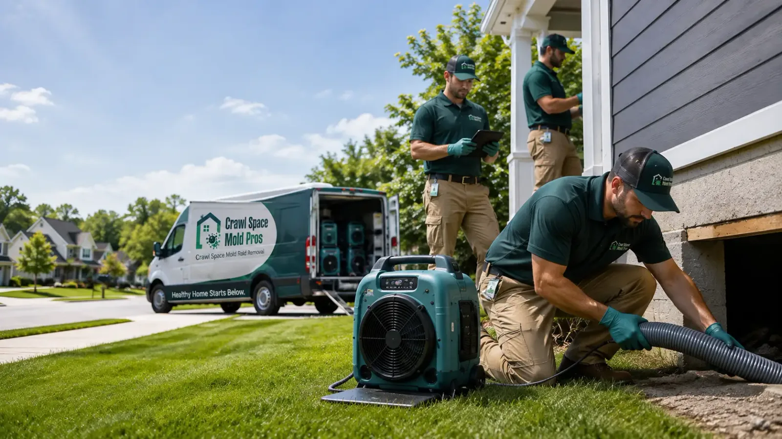 Crawl Space Mold Removal in Scott, OH